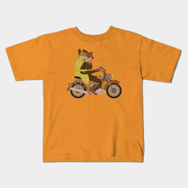 Fantastic Ride Kids T-Shirt by sadsquatch